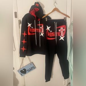 Kismet sweats and sweatshirt.